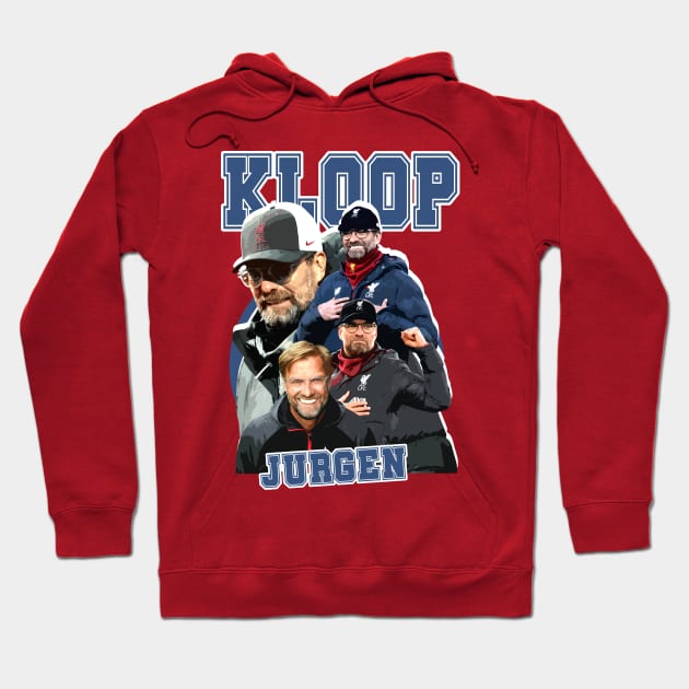 Jurgen Klopp - Thank You Hoodie by Sanja Sinai Art